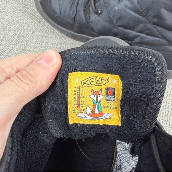 Keen Little Kids Howser II Waterproof Chukka Black Winter Boots Size 6 Insulated - Picture 9 of 13